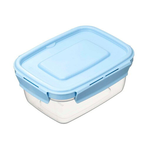 家庭の達人のエビス パックスタッフ ジャストロック 長方形 L 4コ入食品保存容器 保存容器 お弁当箱 ランチボックス 長方形｜アングル2