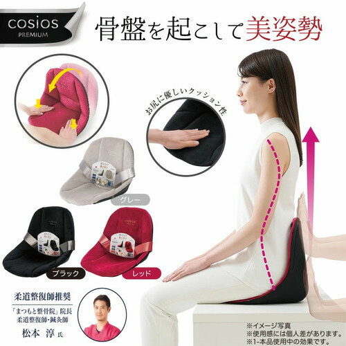ボードクッション cosios PREMIUM コシオスプレミアム美姿勢サポート 骨盤クッショ...