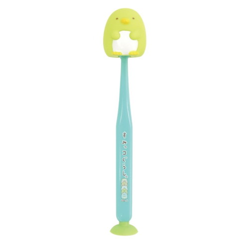 すみっコぐらし マスコット吸盤付き歯ブラシ ぺんぎんすみっコぐらし 歯ブラシ 子供