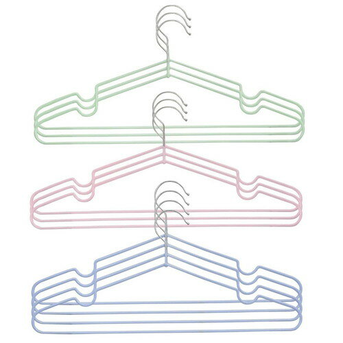 樂天商城 - サワフジ 洗濯・収納どちらも使える すべりにくいハンガー 10本組