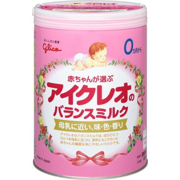 送料無料4個セット アイクレオ バランスミルク 800g粉ミルク アイクレオ グリコ ベビーミルク 新生児用ミルク