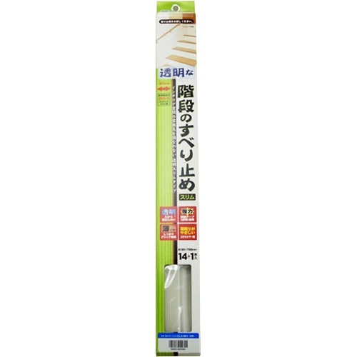 3帖用（176 cm×261 cm） - 透明タイプ階段の滑り止めスリム 15本組 クリア 8091061 1コ入