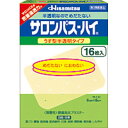 本商品は在庫限りで販売終了です。ご注文受付後に在庫切れがわかった場合はキャンセルさせていただく場合がございます。予めご了承ください。※パッケージデザイン等は予告なく変更されることがあります。商品説明「サロンパス-ハイ 16枚」は、すぐれた消炎鎮痛作用と血行促進作用が、疲れた筋肉のコリや痛みをほぐすプラスターです。フィルムが肌色の半透明で、主成分が無臭性のサリチル酸グリコールなので、貼っても目立たず、においません。貼ったときのつっぱり感がなく、はがすときの痛みが少ない、肌にソフトな使い心地です。汗を吸収する高分子吸収体を配合し、カブレにくくしました。サイズ6cm*8cm（8枚*2袋）。使用上の注意「してはいけないこと」(守らないと現在の症状が悪化したり、副作用が起こりやすくなる)1、次の部位には使用しないでください。(1)目の周囲、粘膜など。(2)湿疹、かぶれ、傷口。「相談すること」1、次の人は使用前に医師又は薬剤師に相談してください。(1)本人又は家族がアレルギー体質の人。(2)薬によるアレルギー症状を起こしたことある人。2、次の場合は、直ちに使用を中止し、この箱を持って医師又は薬剤師に相談してください。(1)使用後、次の症状があらわれた場合。関係部位皮ふ症状発疹・発赤、かゆみ、かぶれ、色素沈着、皮ふはく離(2)5-6日間使用しても症状が良くならない場合。効能・効果肩こり、腰痛、筋肉痛、筋肉疲労、打撲、捻挫、関節痛、骨折痛、しもやけ用法・用量1日数回患部に貼付してください。「用法・用量に関連する注意」(1)小児に使用させる場合には、保護者の指導監督のもとに使用させてください。(2)本剤を貼った患部をコタツや電気毛布等で温めないでください(3)強い刺激を感じることがあるので、入浴するときは少なくとも1時間前に本剤をはがしてください。また、入浴後に貼る場合は30分位してから貼付してください。 (4)患部の皮ふは清潔にして貼ってください。(5)皮ふの特に弱い人は同じ所には続けて貼らないでください。成分と分量100g中の分量l-メントール・・・7.78g サリチル酸グリコール・・・5.56g ノニル酸ワニリルアミド・・・0.01g添加物として、アクリル酸デンプン、ケイ酸Al、水添ロジングリセリンエステル、スチレン・イソプレン・スチレンブロック共重合体、BHT、ポリイソブチレン、流動パラフイン、その他1成分を含有します。保管及び取り扱い上の注意（1）直射日光の当たらない涼しい所に保管してください。（2）小児の手の届かない所に保管してください。（3）開封後は袋の口を折りまげ、箱に入れて保存してください。お問い合わせ先久光製薬株式会社 お客様相談室100-6221 東京都千代田区丸の内1-11-1電話：0120-133250受付時間：9時-12時、13時から17時50分まで（土・日・祝日を除く ）製造発売元 久光製薬株式会社841-0017 鳥栖市田代大官町408ブランド：サロンパス医薬品　&gt　肩こり・腰痛・筋肉痛　&gt　プラスター・テープ剤　&gt　目立たない　&gt　サロンパス-ハイ 16枚【第3類医薬品】 発売元　久光製薬 内容量：16枚JANコード：　4987188115107※一部成分記載省略あり広告文責・販売事業者名:株式会社ビューティーサイエンスTEL 050-5536-7827 商品区分：【第3類医薬品】[サロンパス]医薬品[肩こり・腰痛・筋肉痛/プラスター・テープ剤/目立たない][医薬品]リスク区分第3類医薬品使用期限出荷時100日以上医薬品販売に関する記載事項