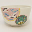 【茶器/茶道具 抹茶茶碗】 白交趾釉 宝に子 雪華 中村翠嵐作
