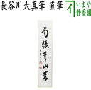 【茶器/茶道具 短冊】 直筆 雨後青山青 長谷川大真筆