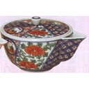 【煎茶道具 急須/宝瓶/宝品】 宝品急須 色絵 祥瑞 高野昭阿弥作