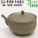 【急須】 常滑焼き（とこなめ焼き） 宝品 手造筋引 焼締め 陶器網（セラメッシュ） 玉光作 日本製 約200ml（11号）