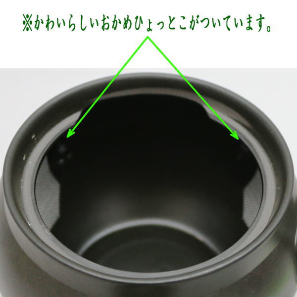〇【急須】　常滑焼き（とこなめ焼き）　黒　スーパーワイド網　棚カット　約360ml...