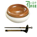 【茶器/茶道具 炭道具/炭所望】 半田焙烙セット 4点セット (筋半田焙烙 赤楽 佐々木松楽窯・巴半田焙烙 白 素焼 佐々木松楽窯・長火箸・底取り) 裏千家用