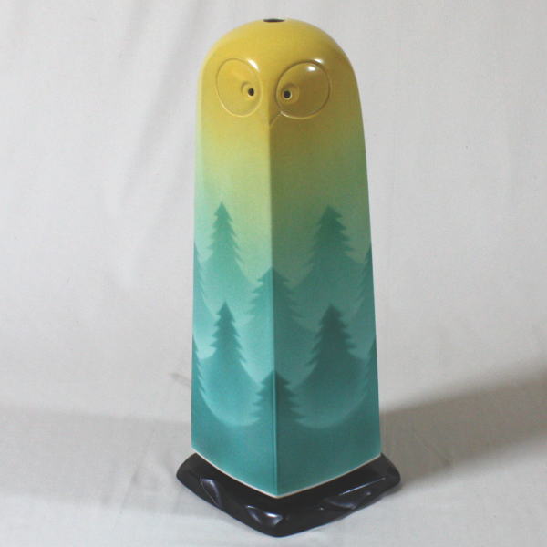 Rakuten - 【フロアースタンド　スタンド照明（ライト　照明）】　九谷焼き　陶器製　和の灯り　梟（ふくろう　フクロウ）