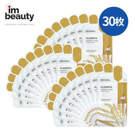 MEDIHEAL メディヒール プラセンタエッセンシャルマスク 30枚 / Placenta Essential Mask マスクパック フェイスパック マスク パック 鎮静パック 皮膚鎮静 敏感肌 水分ケア スキンケア 韓国パック 韓国マスク 韓国コスメ MEDIHEAL メディヒール プラセンタエッセンシャルマスク 30枚 / Placenta Essential Mask マスクパック フェイスパック マスク パック 鎮静パック 皮膚鎮静 敏感肌 水分ケア スキンケア 韓国パック 韓国マスク 韓国コスメ