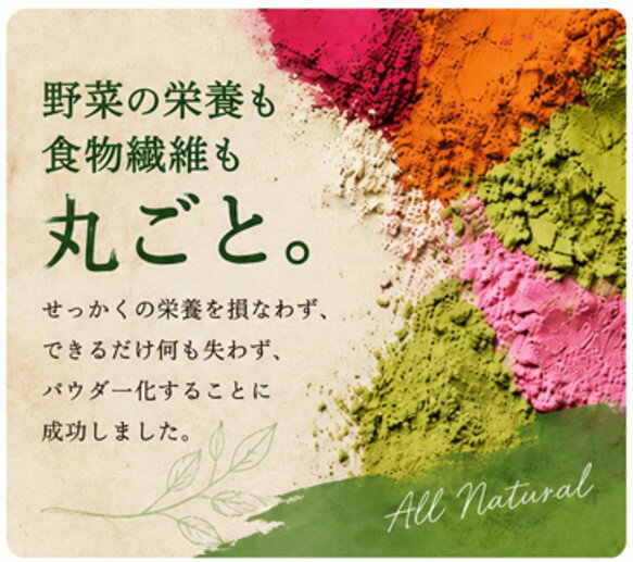 ベジタブルテック 飲む粉野菜 6つの野菜セレクション 【90粒】