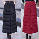 送料無料 秋冬 巻きスカート 冬服 ロング丈 キルティングスカート ラップスカート 送料無料 マキシ丈スカート レディース ひざ掛け ダウン風 防寒 ファスナー スカート ジッパー付き 厚手 中綿入り 軽量 暖かい あったか 大きいサイズ(4)