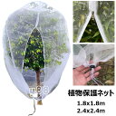 防虫ネット 植物保護カバー 園芸野菜栽培 防鳥ネット ファスナー付き 植物保護袋 野菜網 野菜栽培 園芸用ネット 防虫シート 防虫網 菜園 ベランダ DIY 果...
