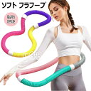 フラフープ ソフト ダイエットフィットネス 折りたたみ式 PVC ソフトスプリングフラフープ 多機能 ポータブル フラ サークル ストライン訓練 室内 ベリー 有酸素運動 脂肪燃焼 筋トレ フィットネス 公園用 背中 脚 胸 トレーニング 機器 男女兼用 大人用 重い 静音設計(3)