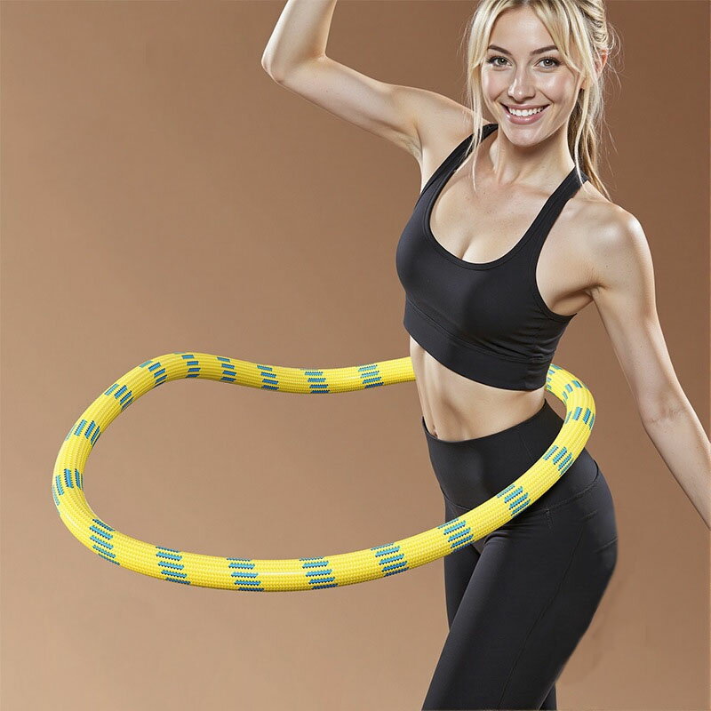 フラフープダイエット用 フラフープ ダイエット ソフトフラフープ ポリエステル素材 静音 ダイエット向..