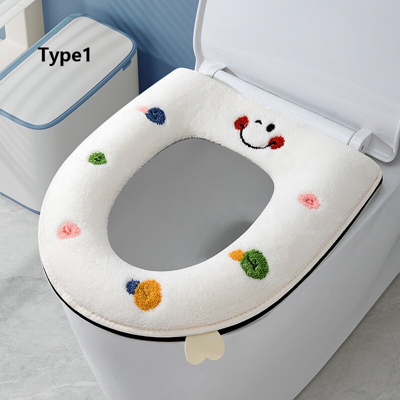 2024新モデル便座マットです、家庭用の四季便座カバーです、汎用便座ガスケットです、防水便座カバーで..