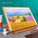 絵画スタンド 角度調節 卓上 A3 木製 折りたたみ 卓上イーゼル 看板立て 油絵 画材 水彩画 写生 スケッチ 手芸 描画イーゼル デスクイーゼル 絵画イーゼ...