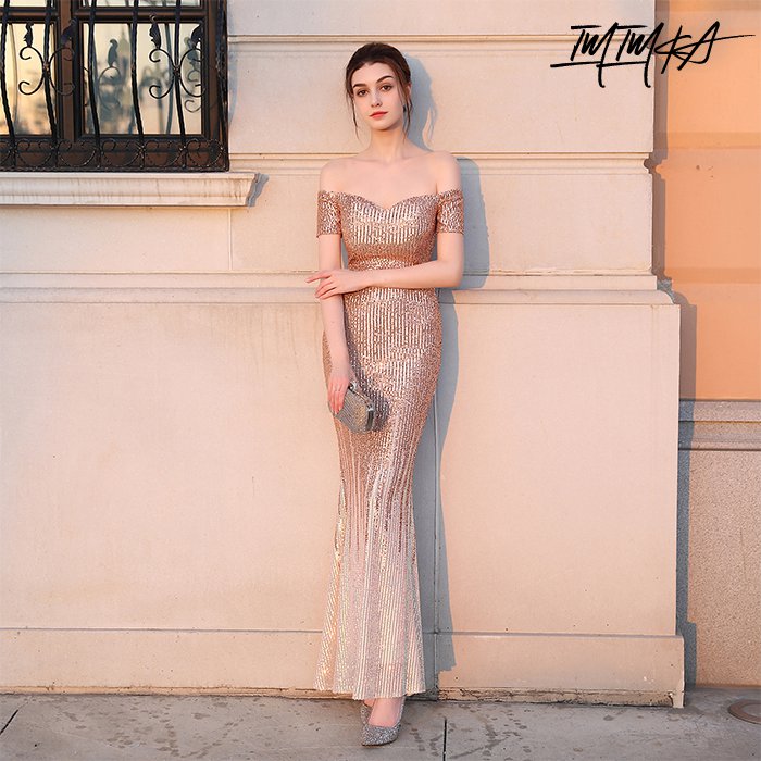 【全店8%クーポン】イブニングドレス スパンコール キラキラドレス演奏会 パーティードレス マーメイドドレス キャバドレス ロングドレス キャバ嬢 タイト 着痩せ セクシー 谷間見せ ドレス 忘年会 結婚式 演奏会 二次会 お呼ばれ 発表会 披露宴