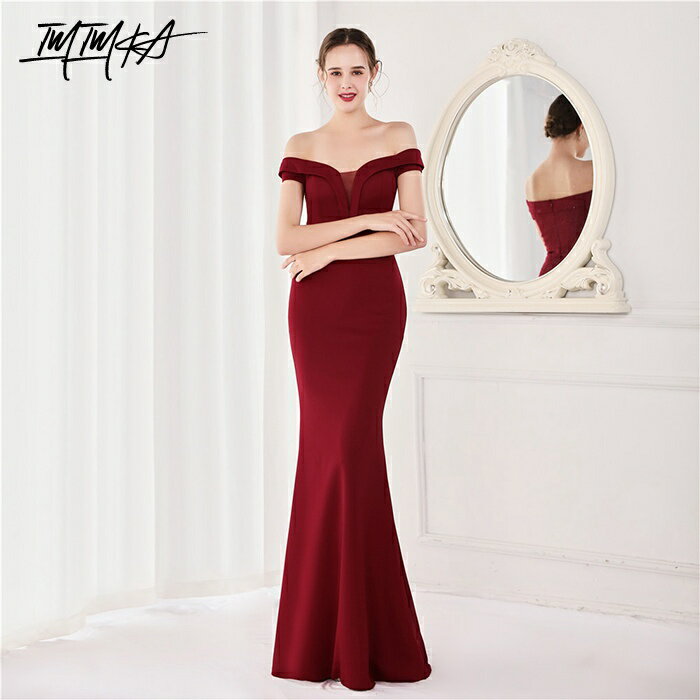 イブニングドレス マーメイドドレス 谷間見せ キャバドレス ロングドレス キャバ嬢 タイト 着痩せ セクシー フォーマル 忘年会 結婚式 演奏会 二次会 お呼ばれ 発表会 披露宴 コンサート 大きいサイズ 胸パッド付き