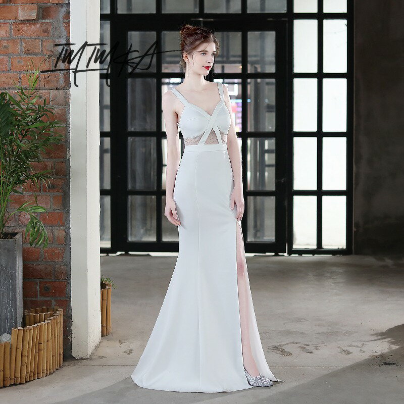 マーメイドドレス パーティードレス イブニングドレス レディース ワンピース キャミソール スリット キャバドレス ロングドレス ロング丈 キャバ嬢 タイト 着痩せ セクシー 忘年会 結婚式 演奏会 二次会 お呼ばれ 発表会 披露宴