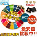 【sdgs正規品・更にギフトボックス・留め具付き！】SDGsバッジ 国連最新仕様 金色丸み仕上げ sdgsバッチ ピンバッチ 会議 着用義務 イメージアップ 国連ガイドライン対応 バッグにも最適 かわいい SDGS 1~50個入り(25mmサイズ)(エポ盛) sdgs バッジ 当日発送