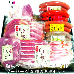 ハム ソーセージ ギフト 送料 無料 バレンタイン プチギフト チョコ以外 2021 8点 1kg 出産内祝 いも豚 丸ごと 詰め合わせ 千葉 ブランド豚 自社 製造 銘柄 粗挽き ソーセージ 熟成 ロースハム 希少 スネハム ボンレスハム 熟成 ベーコン 食べ比べ 御祝 御礼 国産