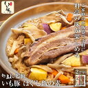 【お買い物マラソン 買い回りに 送料無料 1000円ポッキリ】メール便でお届け いも豚 ほぐし飯の素 炊き込みご飯 混ぜご飯 国産豚 銘柄豚 和風だし レトルト 常温保存 炊飯器 時短料理 料亭の味