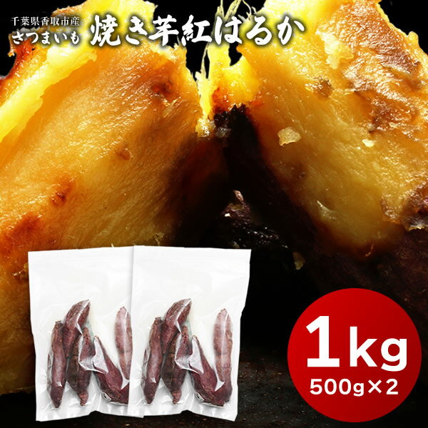 さつまいも 紅はるか 焼き芋 1kg （500g×2） 送料無料 サツマイモ さつま芋 千葉県産 国産 訳あり やきいも