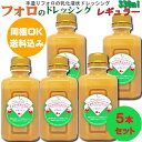 [同梱OK 送料込み] フォロのドレッシング レギュラー330ml×5本 ※北海道、沖縄及び離島は別途発送料金が発生します 化学調味料無添加 美味しいドレッシング 野菜モリモリ お家ごはん 魚介類 お肉にも 1