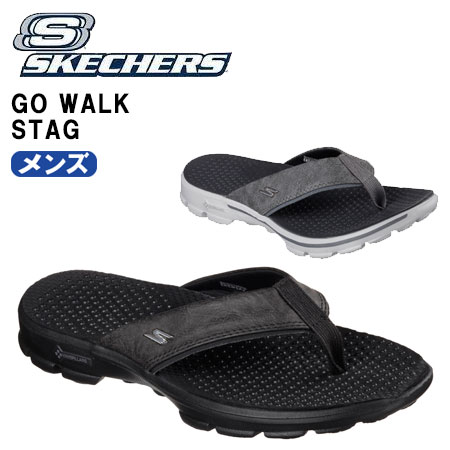 スケッチャーズ メンズビーチサンダル GO WALK STAG 男性用レジャーサンダル SKECHERS 54250