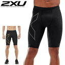 ☆2XU ツータイムズユー ランニング リカバリー ラン コンプ ショーツ コンプレッション タイツ メンズ ロングタイツ 吸汗速乾 軽量 UVカット 抗菌 MA5331B 即日出荷 送料無料