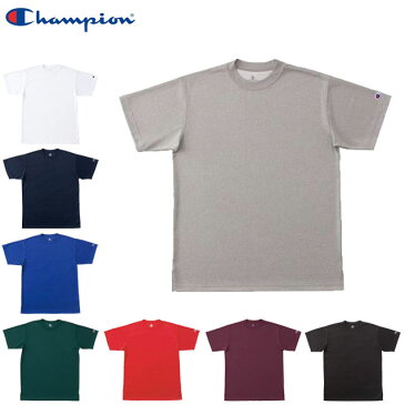 ネコポス チャンピオン 半袖シャツ メンズ Tシャツ C3MB395 Champion トレーニングウエア 普段使い 素早くドライ 抗菌防臭 スポーツウエア