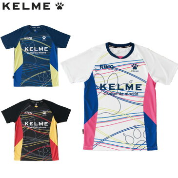 ネコポス ケレメ ケルメ Tシャツ ジュニア JRプラクティスシャツ 半袖Tシャツ ショートスリーブTシャツ S/S Tシャツ トップス ウエア ファッション スポーティー スポーツアパレル サッカー フットボール フットサル トレーニング 運動 練習 M-XL KELME KC21826J