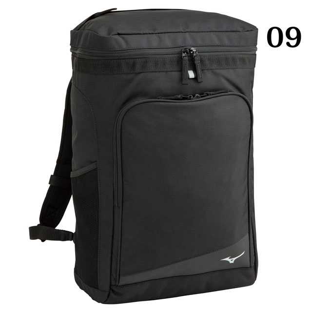 ミズノ スポーツバッグ チームバックパック ボックス型 約30L MIZUNO 33JD0104 スクエアバッグ 内部小分け用仕切り付き リュック