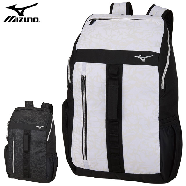 ミズノ スポーツバッグ バックパック 約25L ラケット1本入れ MIZUNO 63JD0010 リュック シューズポケット 小物収納ポケット テニス ソフトテニス