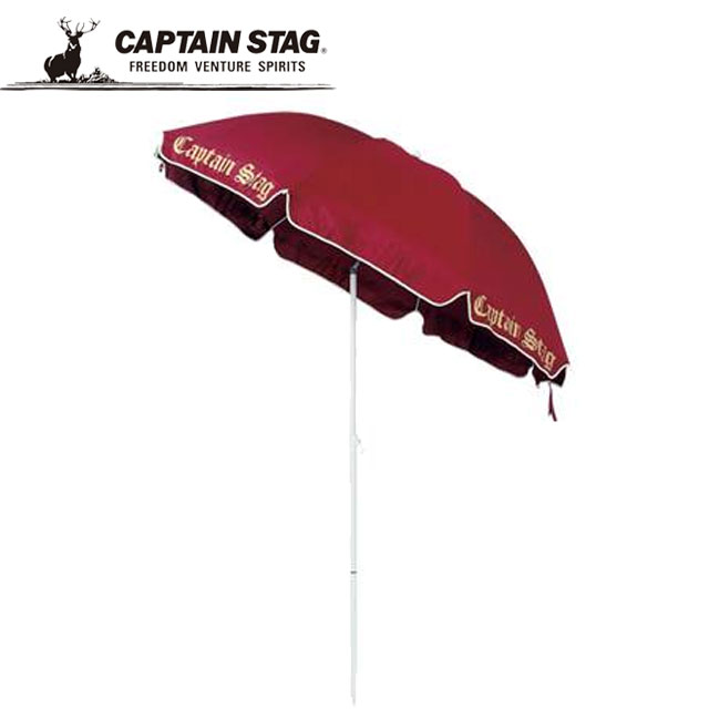 キャプテンスタッグ パラソル 一般 タープ ユーロクラシックパラソル200cm ワイン テント&タープ 器具 ..