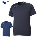 ネコポス ミズノ スポーツウエア メンズ レディース Tシャツ (半袖) MIZUNO 32MA0125 ショートスリーブ スリムシルエット トレーニングウエア