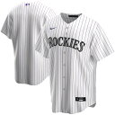 ☆ナイキ MLB コロラド ロッキーズ オフィシャル レプリカジャージ ユニフォーム ホーム NIKE シャツ 野球 応援 観戦 ブランクタイプ ホワイト 送料無料 あす楽