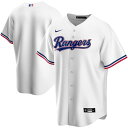 ☆ナイキ MLB テキサス・レンジャーズ オフィシャル レプリカジャージ ユニフォーム ホーム NIKE シャツ 野球 応援 観戦 ブランクタイプ ホワイト 送...