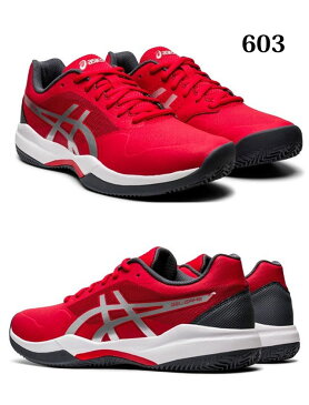 アシックス テニス シューズ メンズ ゲル ゲーム7 1041A046 asics オムニ(砂入り人工芝)・クレーコート用 左右へのスピーディな動きをサポート