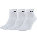 ナイキ スポーツアクセサリー 靴下 メンズ レディース 3P エブリデイ クッション トレーニング ロー ソックス NIKE SX7670 3足組 厚手のテリー...