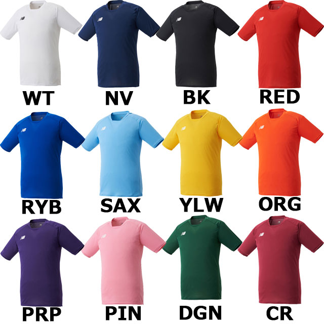 ネコポス ニューバランス Tシャツ ジュニア キッズ ゲームシャツ ショートスリーブ 半袖 トップス アパレル 吸汗 速乾 DRY new balance JJTF0487通販 サッカー 用品 セール
