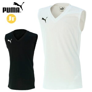 ネコポス プーマ トレーニングウエア ジュニア キッズ SL サッカー インナーシャツ タンクトップ 120-160cm PUMA 655278 ノースリーブ ベーシックなデザイン カジュアル スポーツウエア