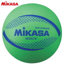 ミカサ MIKASA ソフトバレーボール 円周78cm MSN78G グリーン 日本ソフトバレーボール公認球 公益財団法人日本バレーボール協会検定球 ファミリー・トリム レクリエーション用