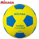 ミカサ MIKASA スマイルサッカーボール3号球 軽量 150g SF3JYBL イエロー/ブルー EVA素材 スマイルボール 小学校用 小学生 子供 キッズ...