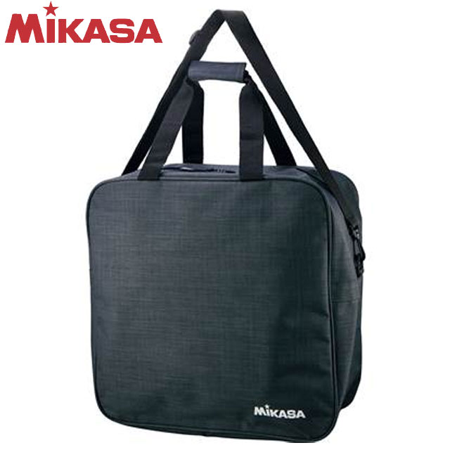 ミカサ MIKASA バッグ ACBGM40BK バレーボール＆サッカーボールバッグ 4個用 黒 BAG ボールケース ポリエステル 簡易撥水素材使用