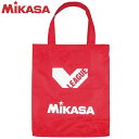 ネコポス ミカサ MIKASA バッグ BA21VR レジャーバッグ Vリーグ レッド BAG ホック式のナイロン製レジャーバック バレーボール