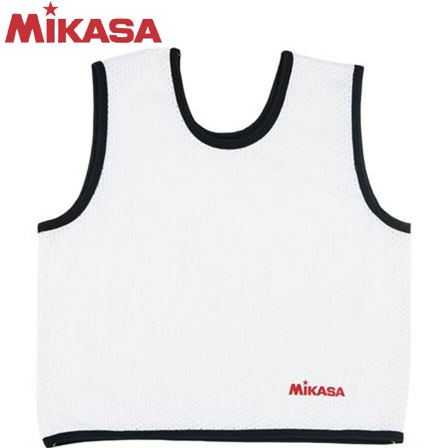 ネコポス ミカサ MIKASA ゲームジャケット キッズサイズ ホワイト GJKW ビブス 子供用 スポーツ