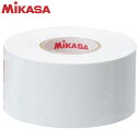 ミカサ MIKASA グッズ LTV4025W ラインテープ 白 伸びるタイプ 4cm幅 5巻入 ビニール 学校体育器具